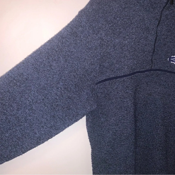 Vintage Cityscape Banff Fuzzy 1/2 Zip Pullover Sweater L - Picture 10 of 12